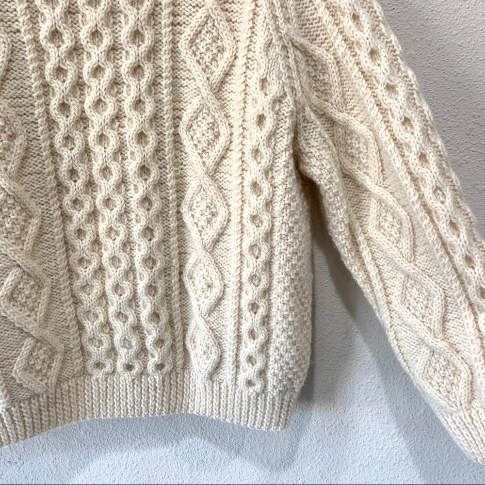 Wool Sweater Genuine Hand Made (L) - Picture 11 of 13